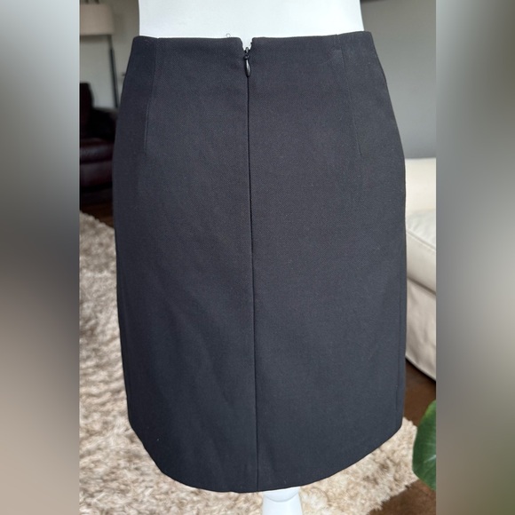 LOFT 00 Black Business Casual Work Skirt - Picture 3 of 8